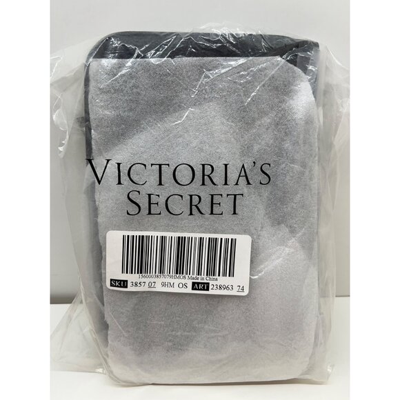 Victorias Secret Heart-Studded Black Wristlet Clutch Bag - Picture 2 of 7